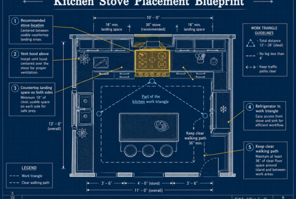 Kitchen Blue Print - Where should your stove go?