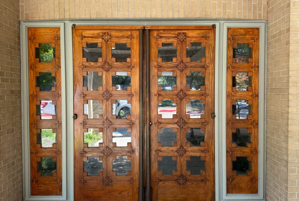 Commercial Wood Restoration at a Church in East Dallas, Tx